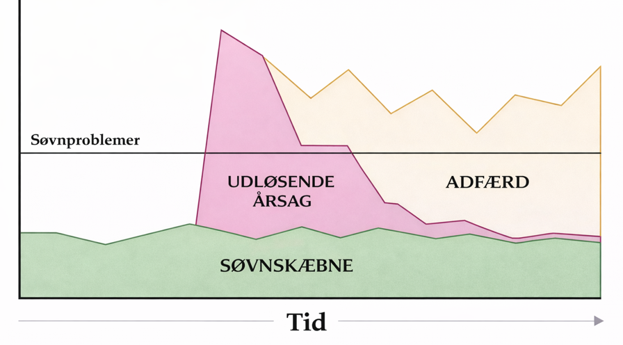 daarlig soevn over tid